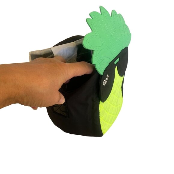 Victoria’s Secret Pineapple Cooler Bag PINK Insulated lunch tote NWT - Picture 4 of 7